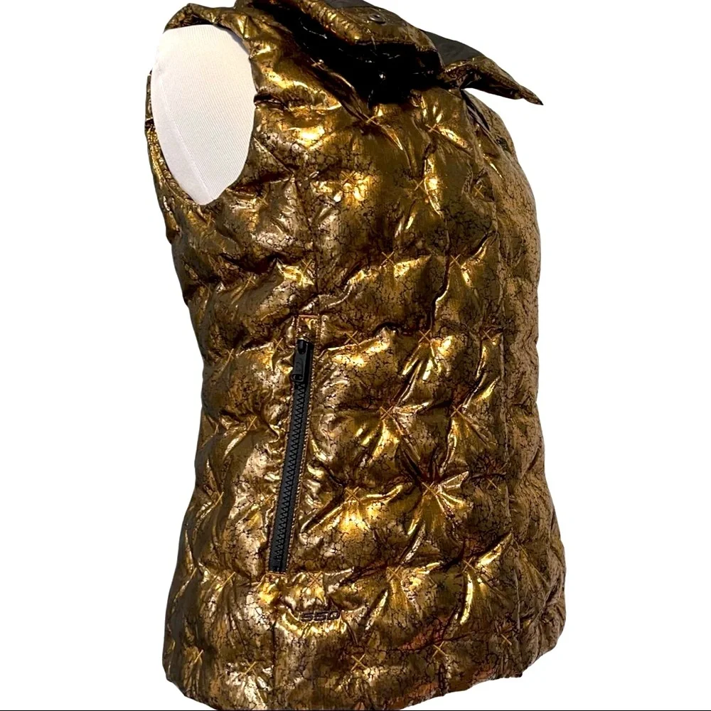 The North Face HollaDown Copper Metallic Vest Urban Explore  XS